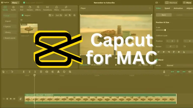 Capcut Apk for MAC