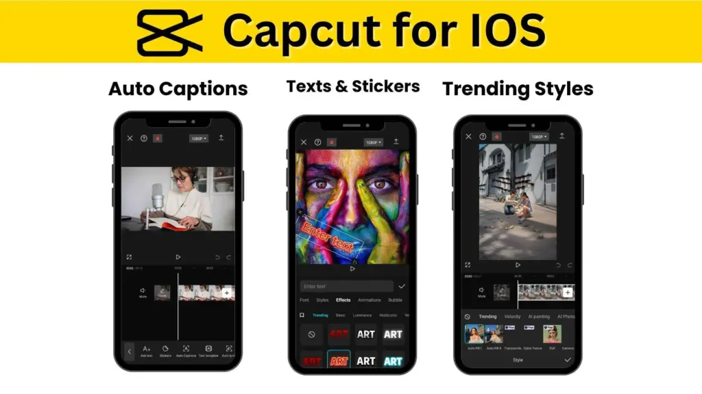 features of CapCut APK for iOS
