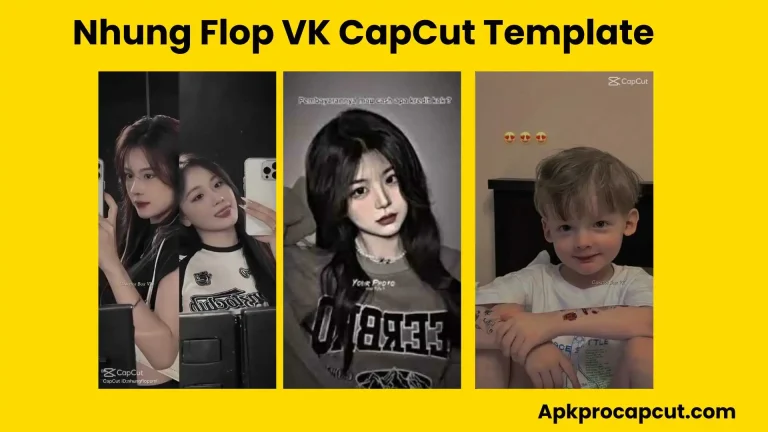 Nhung Flop VK CapCut Template and this picture contain 3 template pictures