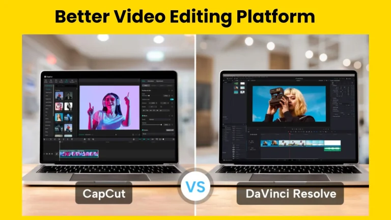 shows the comparison of CapCut vs DaVinci Resolve