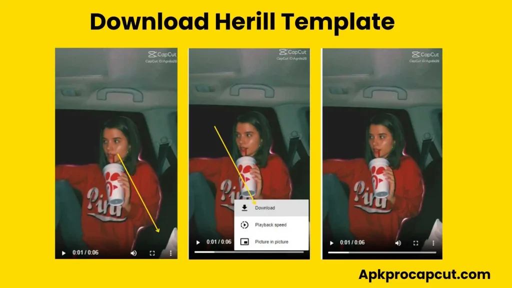 Herill capcut Template for download